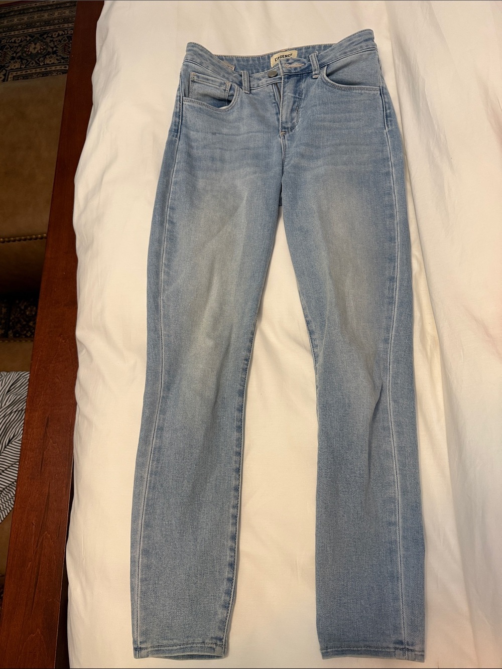 L'AGENCE Light Blue Skinny Jeans